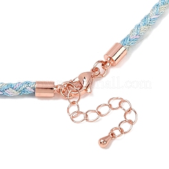 Fabricación de collares con cordón de algodón y nailon redondo de 3.5 mm&nbsp;NJEW-C106-03RG-11