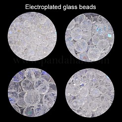 4 filo di perle di vetro placcato stile&nbsp;EGLA-YW0001-29