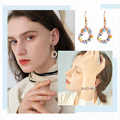 Kit fai da te per realizzare braccialetti con semi di vetro&nbsp;DIY-PH0005-99