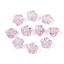Chapelets de perles en verre électroplaqué&nbsp;EGLA-T021-22D
