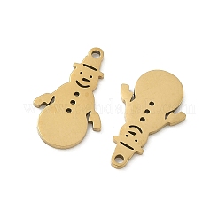 Pendentifs de Noël en acier inoxydable 201&nbsp;STAS-P428-01B-G