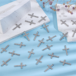 50pcs pendentifs en alliage strass&nbsp;FIND-ME0002-13P