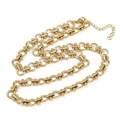 304 Edelstahl-Ringgliederketten&nbsp;NJEW-H072-02B-G