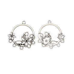 Supports de strass de connecteur en alliage de style tibétain&nbsp;PALLOY-TA0001-20AS