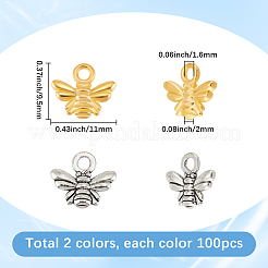 200 stücke 2 stile legierung charms&nbsp;FIND-SC0013-98