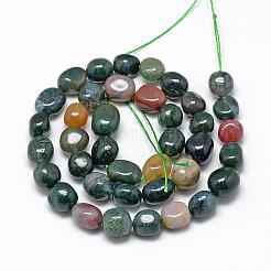 Natur Indien Achat Perlen Stränge&nbsp;G-R445-8x10-07