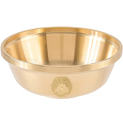Opferschale aus Messing für die Altarmeditation&nbsp;AJEW-WH20816-262C