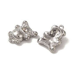 Perline in acciaio inossidabile 304 anti-ossidazione con strass&nbsp;STAS-K285-31P