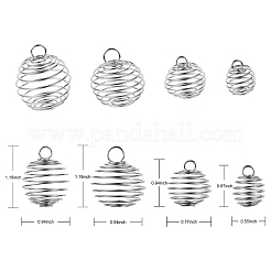 Pendenti in filo di ferro 40 pz 4 stili&nbsp;IFIN-SZ0001-16