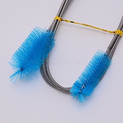 Tubo flessibile elastico a doppia estremità in acciaio inox 304 PP detergente&nbsp;AJEW-WH0188-74B