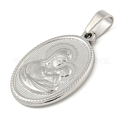 Pendentifs en acier inoxydable 304 anti-ternissement&nbsp;STAS-B071-02A-20P