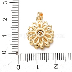 Colgantes giratorios de latón esmaltado&nbsp;KK-CBAB190-02G