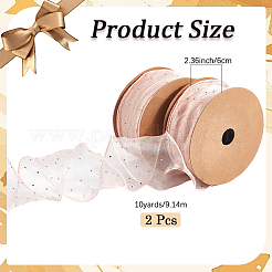 Ruban strass en polyester&nbsp;OCOR-WH20006-29
