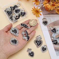 20 pendentif en alliage émaillé de 10 styles&nbsp;ENAM-ME0001-11