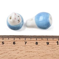 Perles en porcelaine manuelles&nbsp;PORC-G015-04E