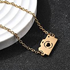 201 braccialetti con maglie a forma di cuore in acciaio inossidabile&nbsp;BJEW-B128-04G