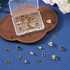 40 pz. 5 stili di ganci a scatto in ottone&nbsp;KK-TA0008-87