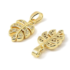 Messing micro pave klar zirkonia charme&nbsp;KK-A290-01A-G