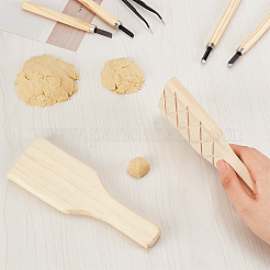 2 clap en bois et argile de style 2&nbsp;TOOL-OC0001-60