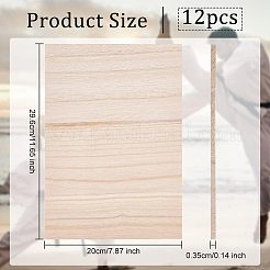 Karate-Brechbretter aus Holz&nbsp;LS-WOOD-WH0027-51A