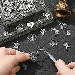 100 pièces 10 styles pendentifs en alliage de style tibétain&nbsp;TIBEP-CJ0003-05