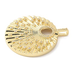 Colgante micropavé cubic zirconia de latón&nbsp;KK-K298-47G