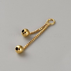 Colgantes de latón&nbsp;KK-WH0095-28G