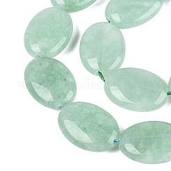 Teñidos naturales blancas abalorios de jade hebras&nbsp;G-N370-01A-08