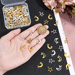 120 pièces 6 styles pendentifs en alliage de style tibétain&nbsp;TIBEP-UN0001-20
