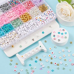 Kits de fabrication de bracelets de perles en argile polymère bricolage&nbsp;DIY-FS0002-29