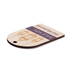 Pendentifs en bois thème eid mubarak&nbsp;WOOD-C011-06A