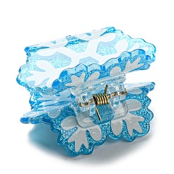 Fermagli per capelli con artigli in acrilico glitter a tema natalizio&nbsp;PHAR-R179-02