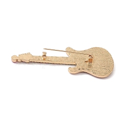 Gitarren-Legierung Strass Musikinstrumente Broschen&nbsp;JEWB-S023-03C