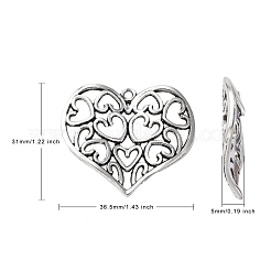 Valentines einzigartige Geschenke für Freunde Legierungsanhänger&nbsp;PALLOY-A11-3231-AS-FF