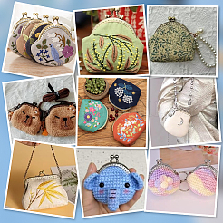 6 Stück Taschenrahmen aus Eisen.&nbsp;PURS-UN0001-09