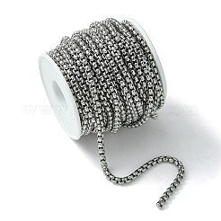 Cadenas de caja de acero inoxidable 304 resistentes al deslustre&nbsp;CHS-K001-37C
