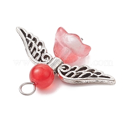 Pendentifs en perles de verre nacrées&nbsp;PALLOY-JF03205-05