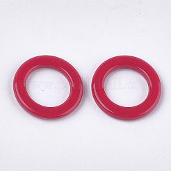 Opake Acryl Verknüpfung Ringe&nbsp;OACR-T011-84