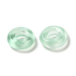 Perle di vetro trasparente europei&nbsp;X-GLAA-A012-03