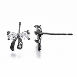 Clous d'oreilles en laiton&nbsp;KK-T062-43B-NF