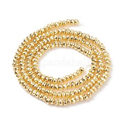 Electroplate non magnetici ematite sintetico fili di perline&nbsp;G-L485-06A-G