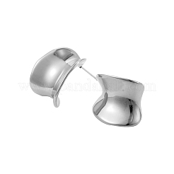 Boucles d'oreilles à tige en acier inoxydable 304&nbsp;STAS-OY003-63P