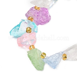 Cuentas de cristal de cuarzo natural en bruto crudo&nbsp;G-Z131-J01-06