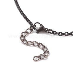 Herstellung von Armbändern aus gedrehten Ketten aus Edelstahl 304&nbsp;AJEW-JB01514