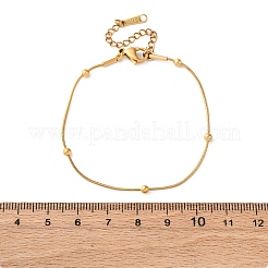 Satellitenkettenarmbänder aus Edelstahl 304&nbsp;LS-BJEW-M096-02B-G