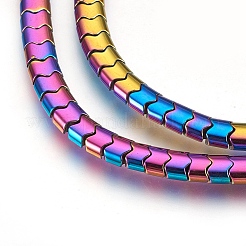 Electroplate non magnetici ematite sintetico fili di perline&nbsp;G-I208-17-C