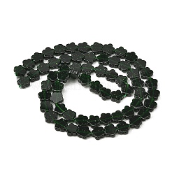 Synthetik grün goldstone Perlen Stränge&nbsp;G-B138-C25-01