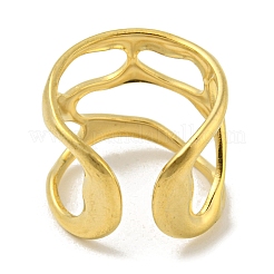 Anello polsino aperto in acciaio inossidabile 304&nbsp;LS-RJEW-C067-25G