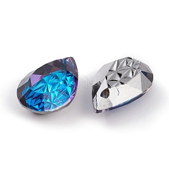 Geprägte Glas Strass Anhänger&nbsp;GLAA-J101-05B-001BB