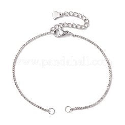 2 bracelet en laiton de 2 couleurs&nbsp;AJEW-JB01278
